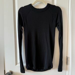 Lululemon Merino Wool Pullover Sweater, Black